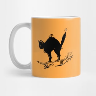 Cat Skateboarder Mug